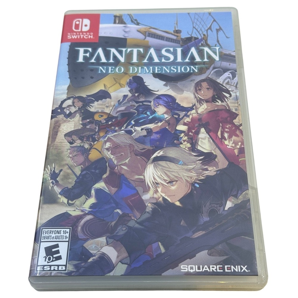 Fantasian Neo Dimension Nintendo Switch Square Enix RPG Physical Game & Case